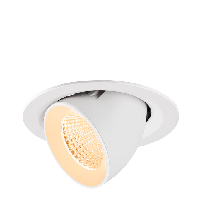 NUMINOS GIMBLE M, Recessed ceiling light, 2700 K, 40°, white