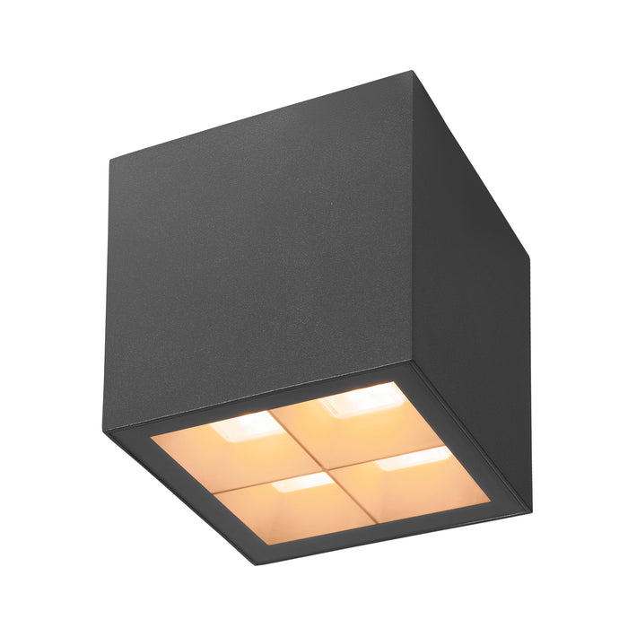 S-CUBE, ceiling-mounted light, 2700/3000K, 15W, PHASE, 80°, anthracite