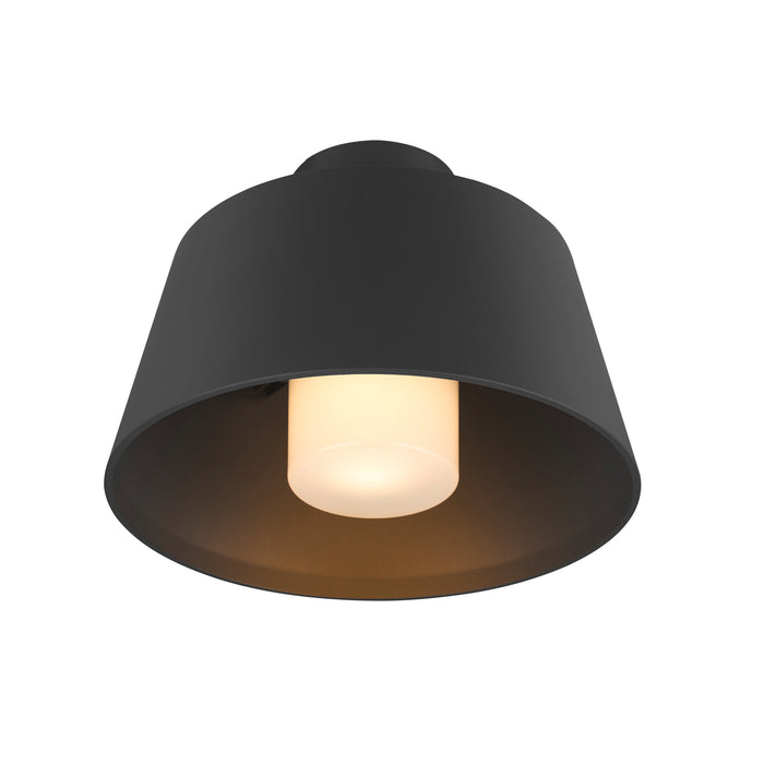 PHOTONI, ceiling-mounted light, conical, 1x max. 13W, E27, black