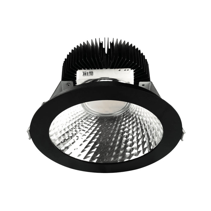 Centro 50°, Black, 3000k, 3000lm, CRI>80, Recessed Fixture-Wieland 3C 2M Tail