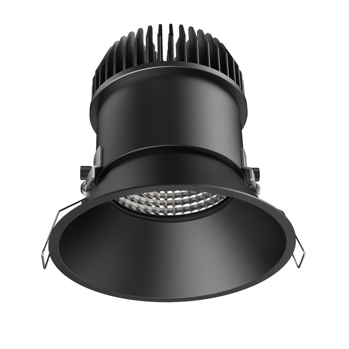 Cerchio-L 15°, Black, Meat Premium Red, 1100lm, Recessed Fixture-Wieland 3C 2M Tail