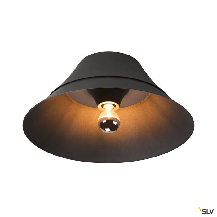 BATO 45 CW, Indoor surface-mounted ceiling light, black, E27, max. 60W