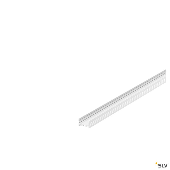 GRAZIA 20, surface mounted profile, LED, flat, grooved, 3m, white