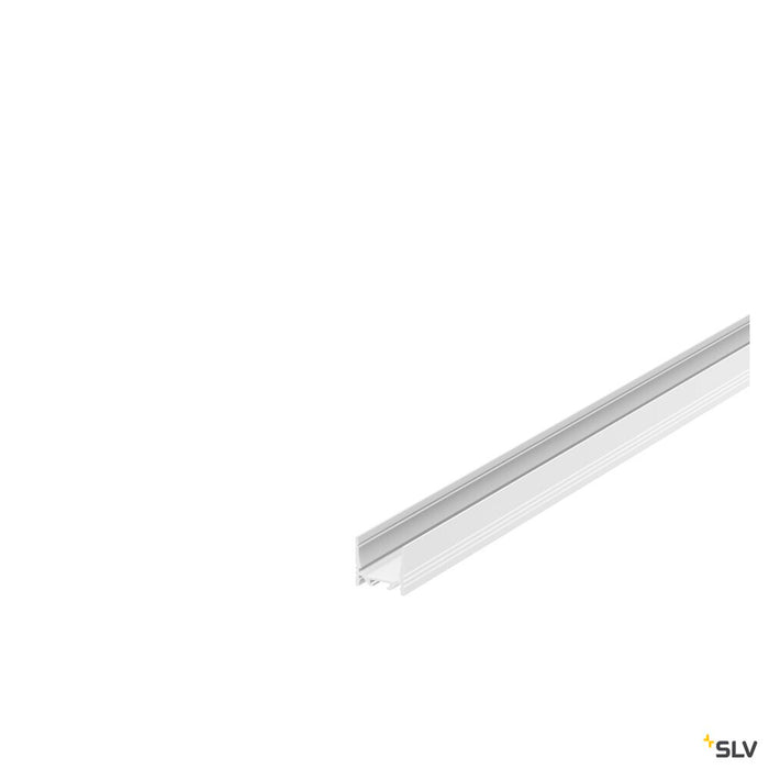 GRAZIA 20, surface mounted profile, LED, standard, grooved, 3m, white