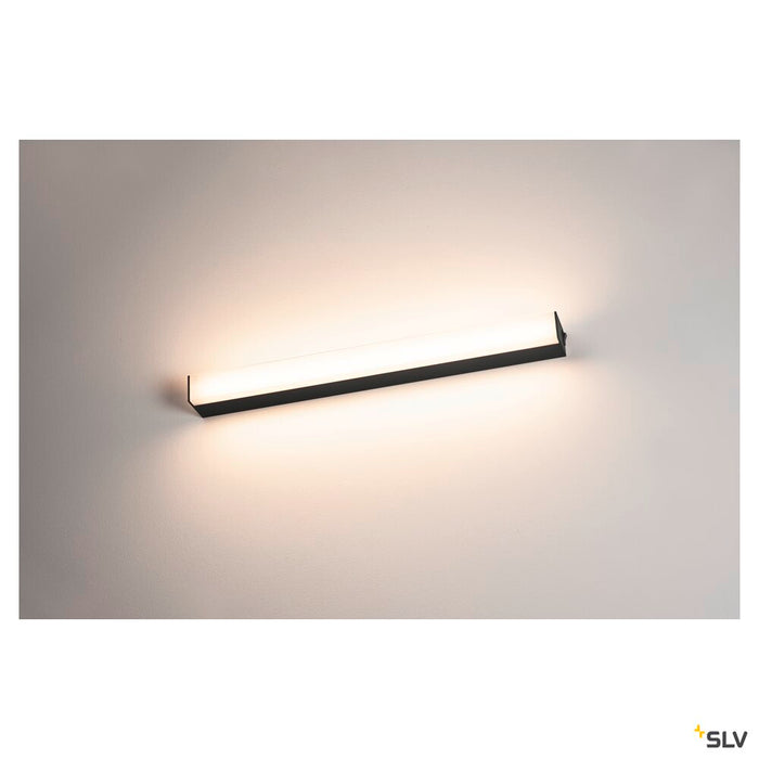 SIGHT LED, wall and ceiling light, with switch, 600mm, black