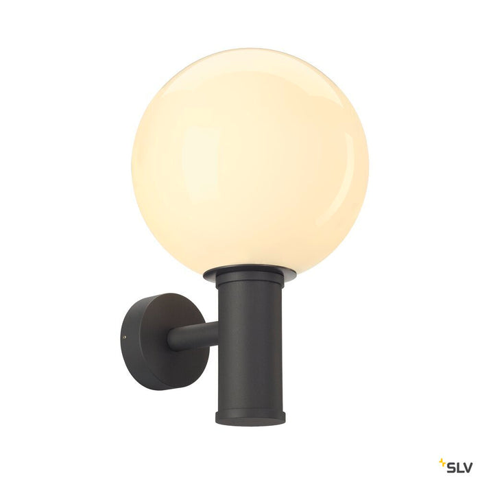 GLOO PURE WL, Outdoor surface-mounted wall light, E27, anthracite, IP44