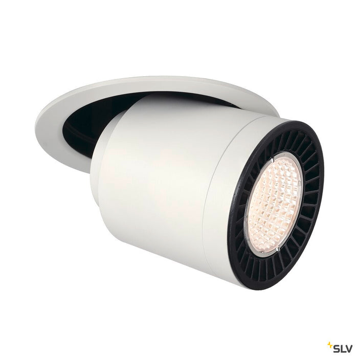 SUPROS MOVE, Indoor LED recessed ceiling light white round 3000K 60° CRI90 2600lm