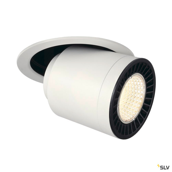 SUPROS MOVE, Indoor LED recessed ceiling light white round 4000K 60° CRI90 2700lm