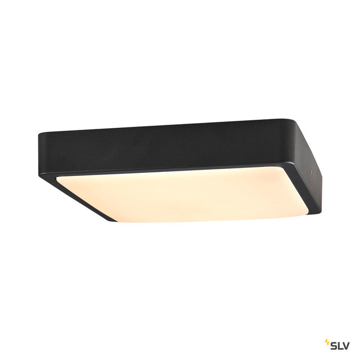 AINOS SQUARE, outdoor LED surface-mounted wall and ceiling light anthracite CCT switch 3000/4000K