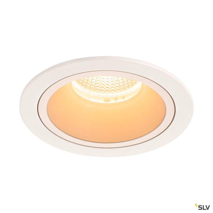 NUMINOS DL L, Indoor LED recessed ceiling light white/white 2700K 40°