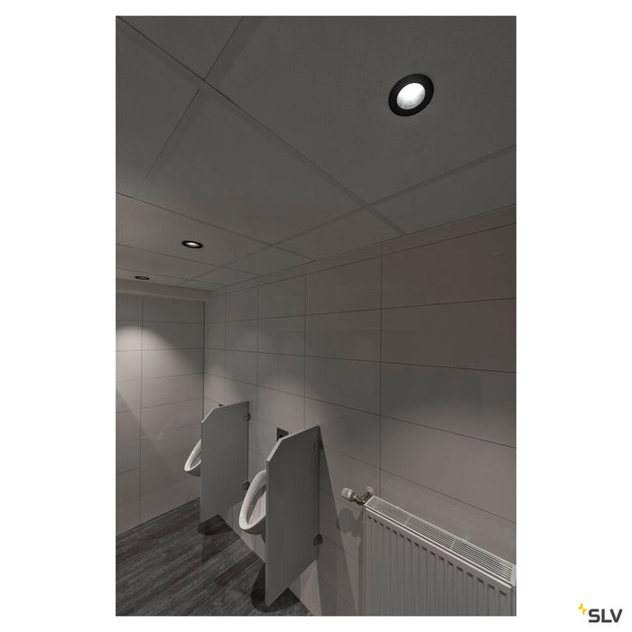NUMINOS DL L, Indoor LED recessed ceiling light black/black 4000K 40°