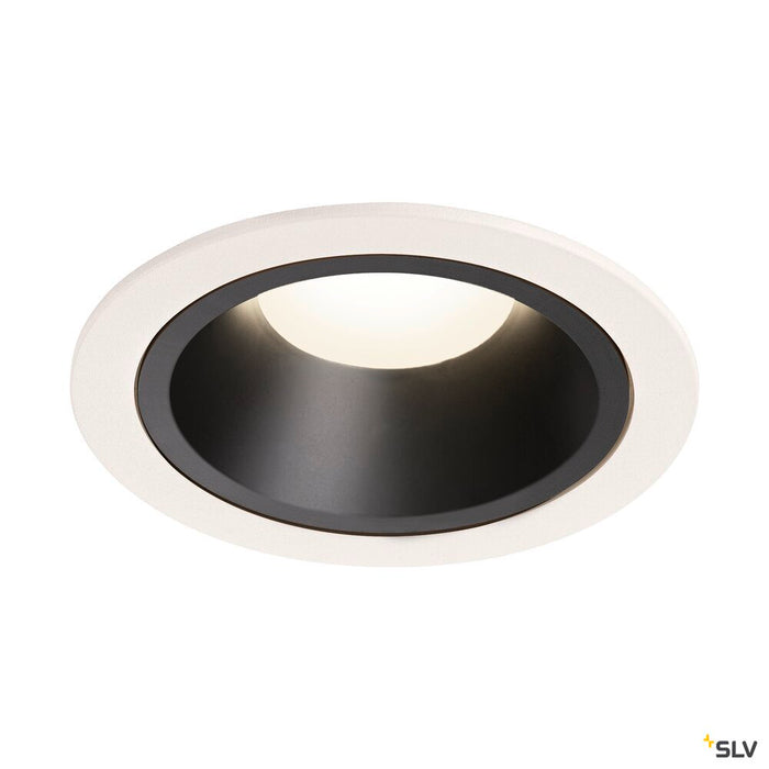 NUMINOS DL L, Indoor LED recessed ceiling light white/black 4000K 20°