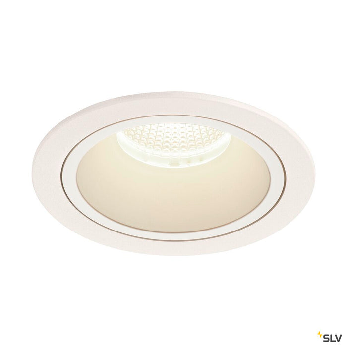 NUMINOS DL L, Indoor LED recessed ceiling light white/white 4000K 20°