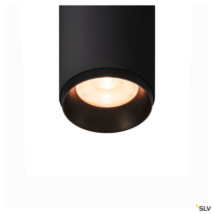 NUMINOS CL DALI S, Indoor LED recessed ceiling light black/black 2700K 36°