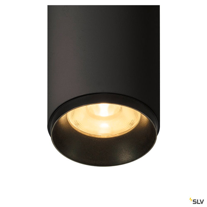 NUMINOS PD DALI M, Indoor LED pendant light black/black 3000K 36°