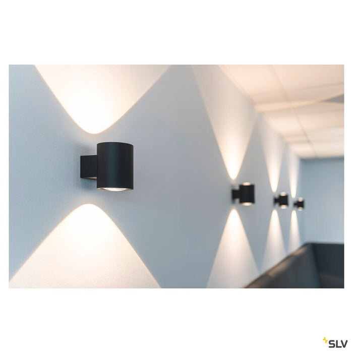 OCULUS UP/DOWN WL, Indoor LED wall-mounted light black 2000-3000K