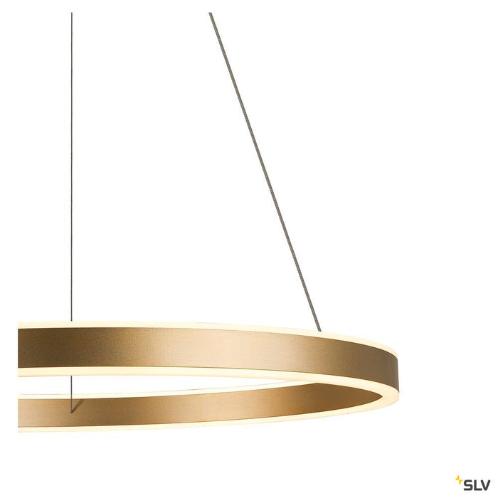 ONE 60 PD PHASE up/down, brass pendant light,24W 2700/3000K 130°