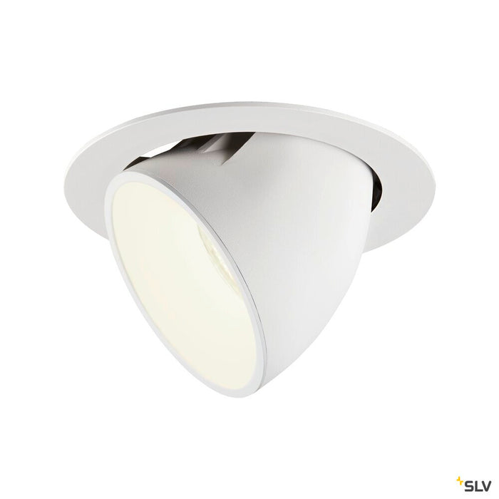 NUMINOS GIMBLE XL, white recessed ceiling light, 4000K 55°