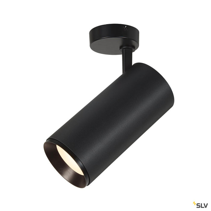 NUMINOS XL PHASE, black ceiling mounted light, 36W 24°