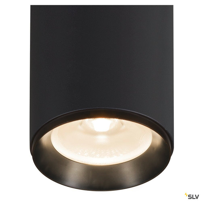 NUMINOS XL PHASE, black ceiling mounted light, 36W 24°