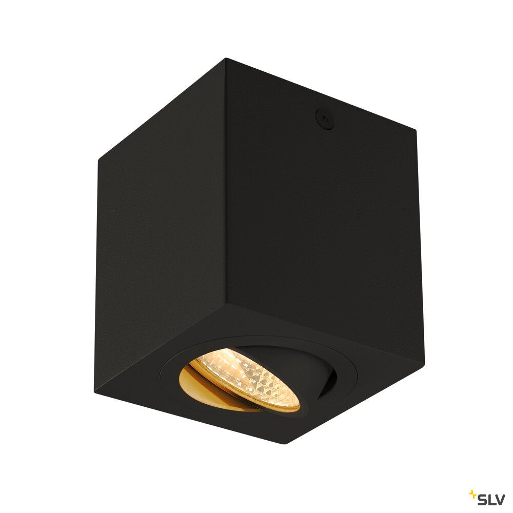 TRILEDO SQUARE CL ceiling light, LED, 3000K, square, matt black, 38 ...