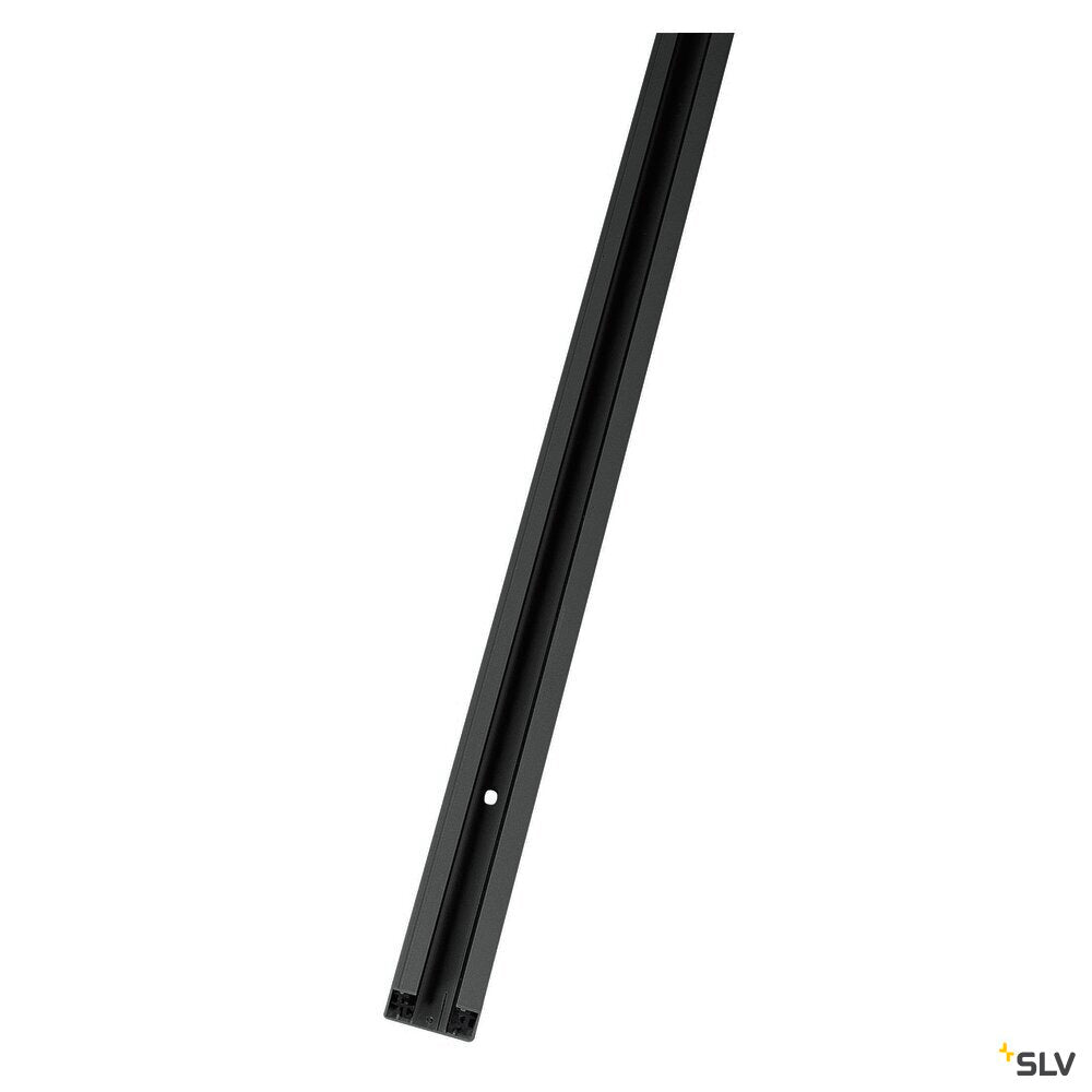 Electrical Track 1-CIRCUIT SURFACE-MOUNTED TRACK, 240V track, matt black, 2 m — Intalite UK