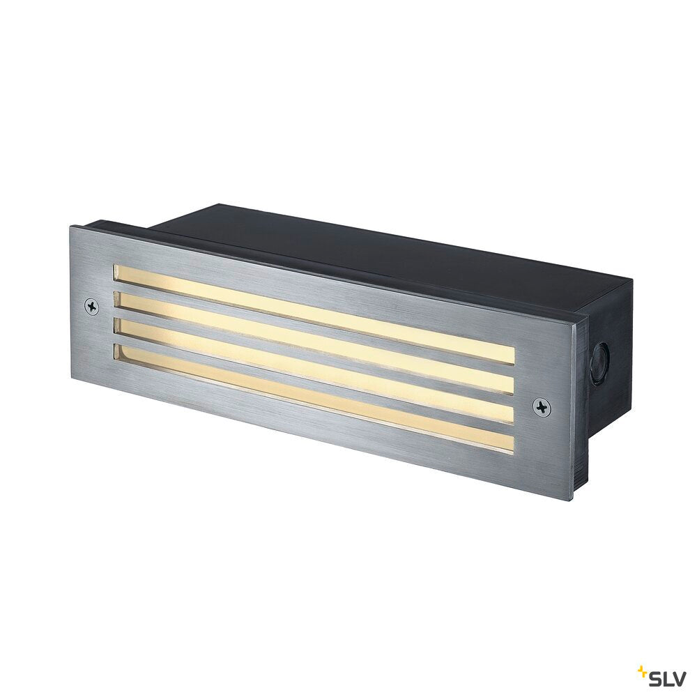 BRICK MESH, outdoor recessed wall light, LED, 3000K, IP54, stainless s