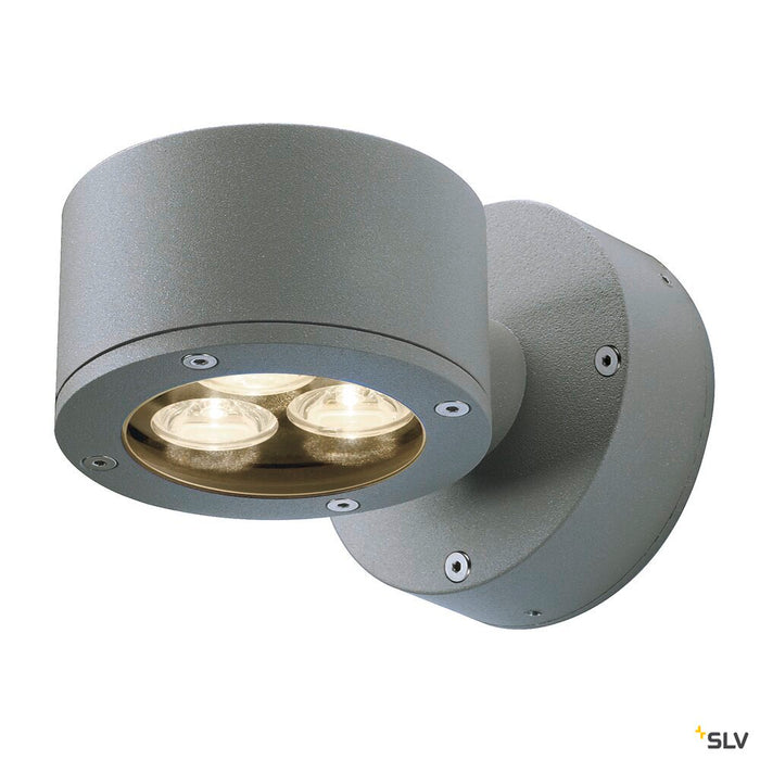 SITRA, outdoor wall light, single-headed, TCR-TSE, IP44, anthracite, max. 9W