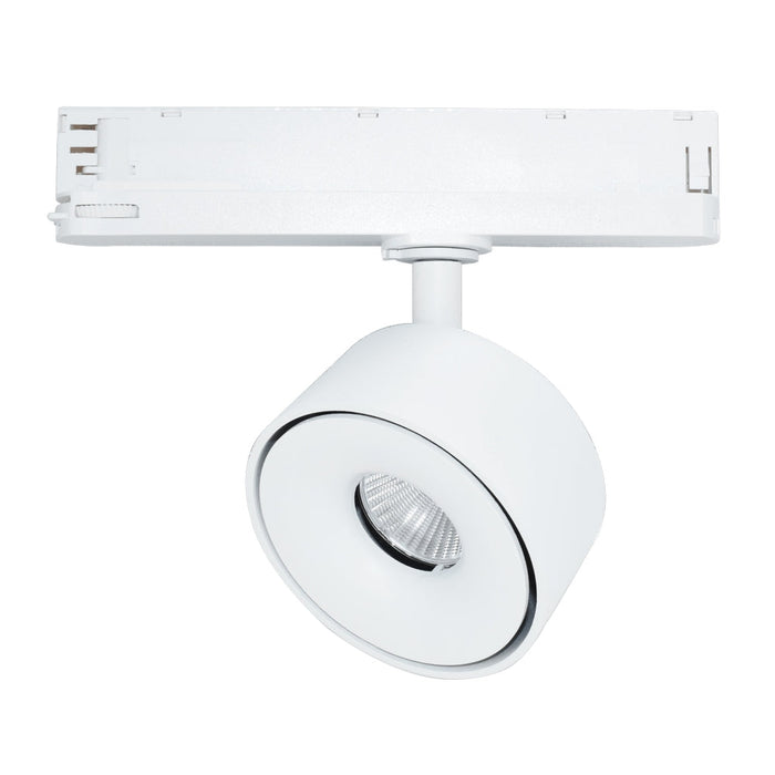 Ultimo 24°, white, 3000k, 1100lm, CRI>90, 3-phase Track Fixture-Dali Dimmable