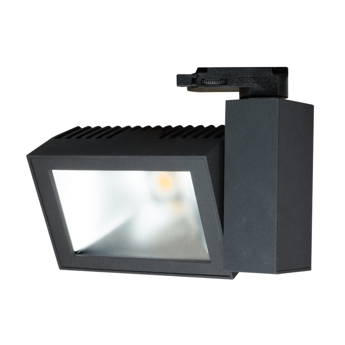 Vela 70°, Black, 4000k Premium White, 3000lm, CRI>90, 3-phase Track Fixture