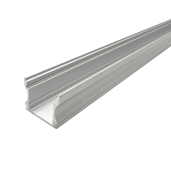 1 Metre Standard Surface Mounted Aluminium Profile, 14x17 mm