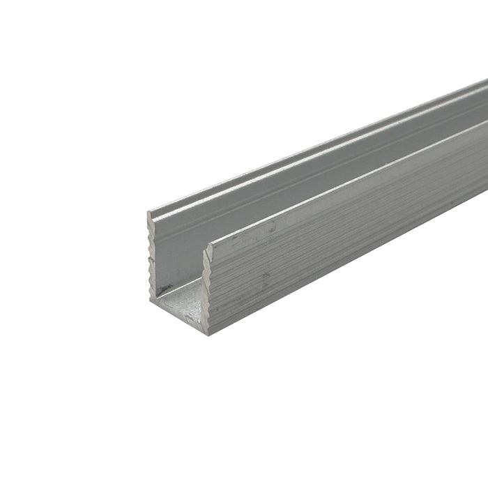 2 Metre MICRO Surface Mounted Aluminium Profile, 9x8 mm