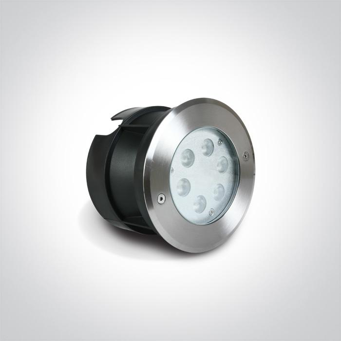6X1W LED CW SS316 IP68 RECESSED UNDERWATER 24V
