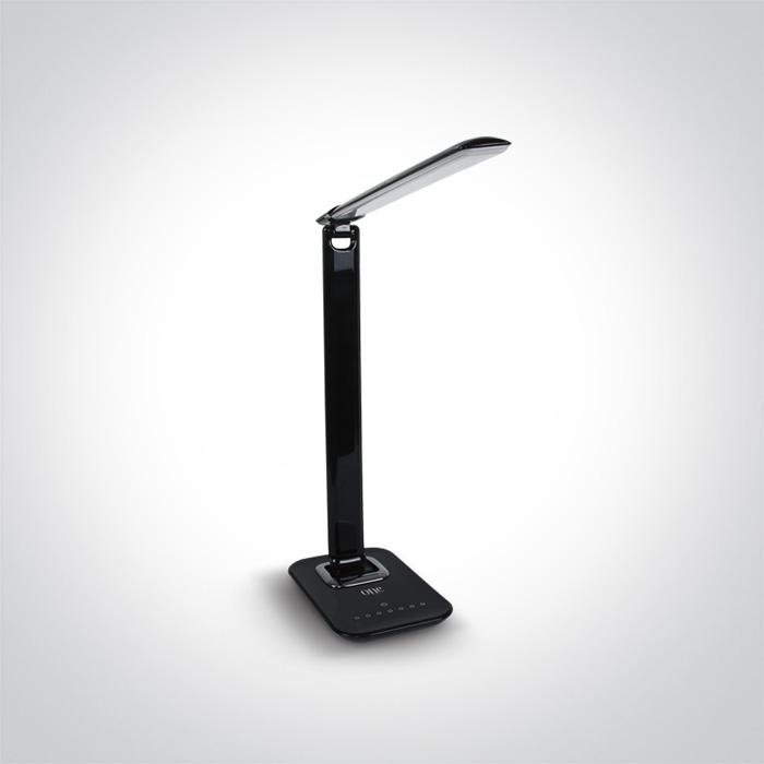 BLACK TABLE LAMP LED 12W VARIABLE CCT DIMMABLE 100-240V