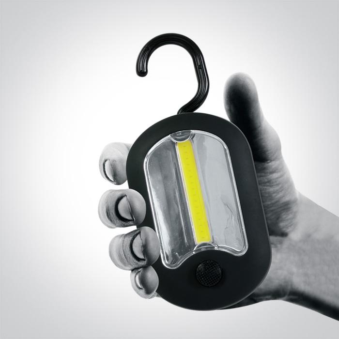 BLACK COB LED PORTABLE LAMP