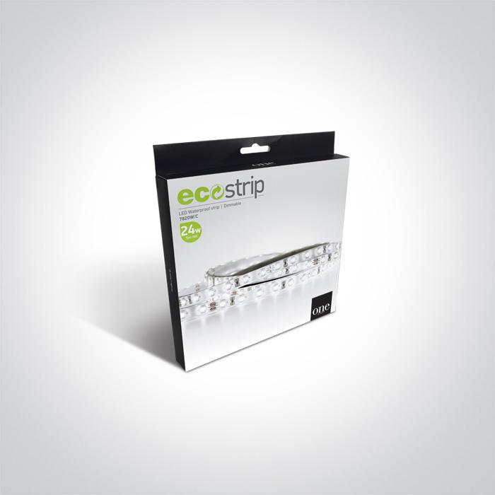 LED STRIP 24vDC EWW OUTDOOR 5m ROLL 4,8w/m IP68