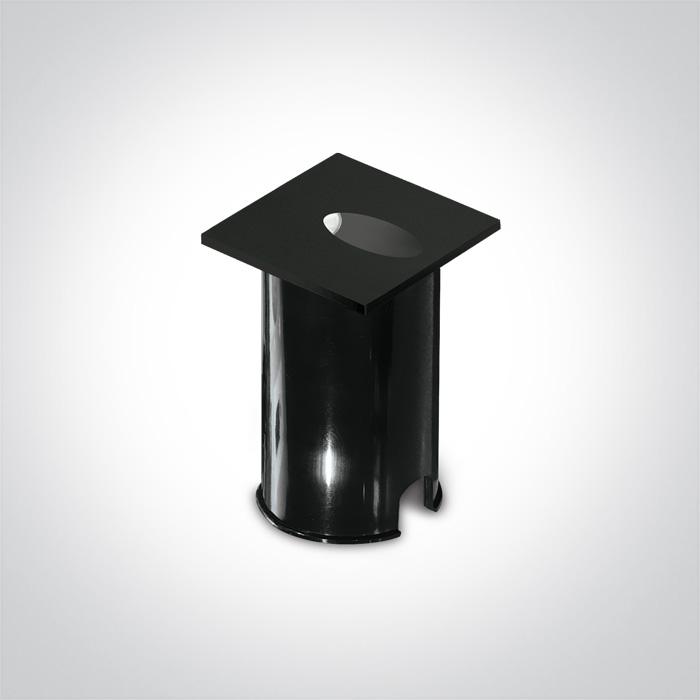 BLACK RECESSED IP54 1x3W WW 100-240V