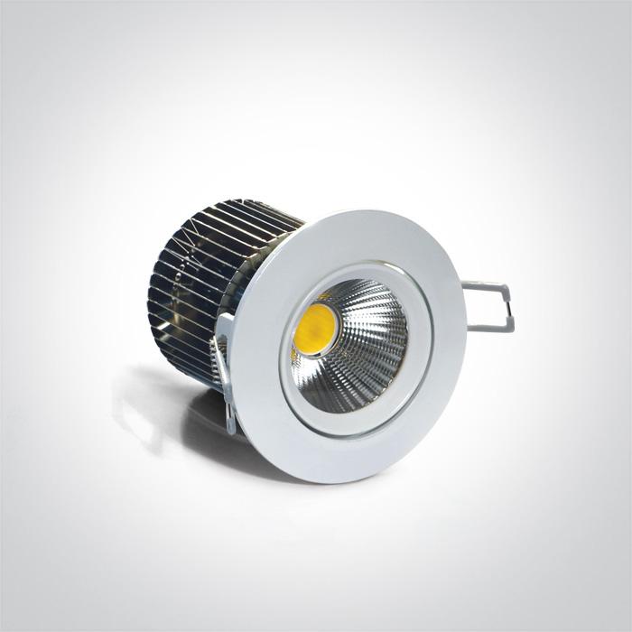 WHITE COB LED 12w WW 700mA 38deg IP20 ADJUSTABLE DARK LIGHT