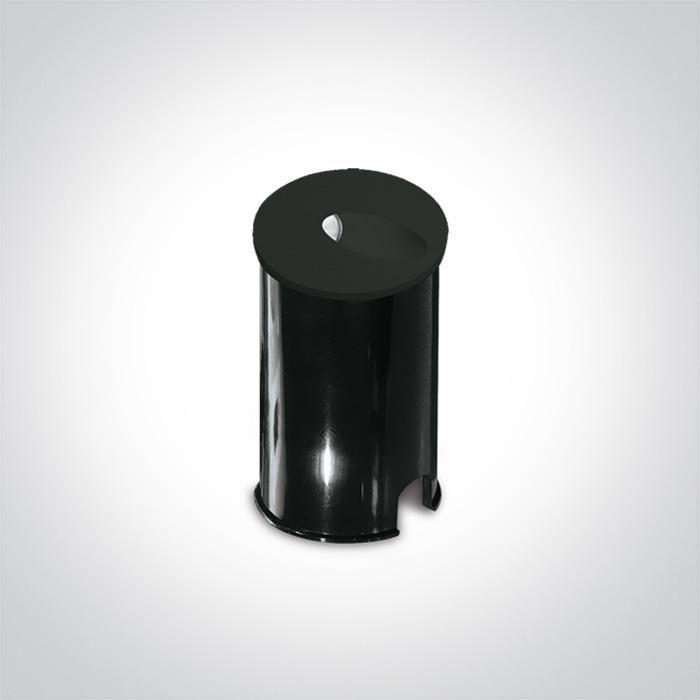 BLACK RECESSED IP54 1x3w WW 100-240V