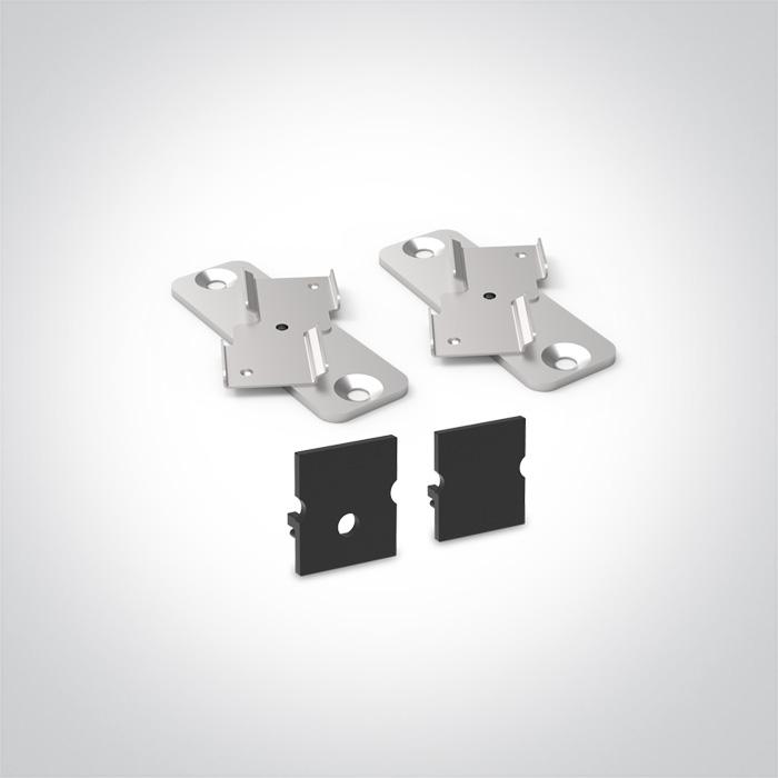 BLACK PROFILE 2m + PC Opal diffuser DARK LIGHT