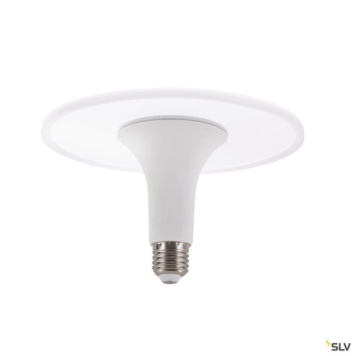 LED DISK lamp, E27, 2700K, 1000lm, 360°, dimmable, white housing