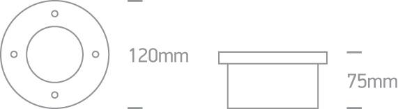 SS316 IP67 INGROUND GX53