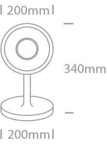 LED WHITE 3-CCT 7w TABLE MIRROR DIMMABLE IP20
