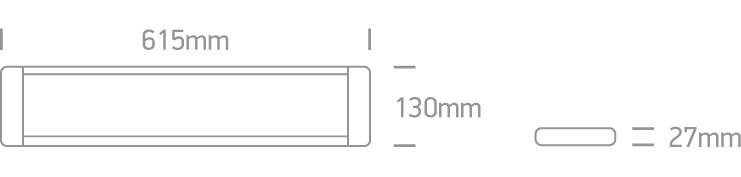 WHITE LED 25W WW IP20 230V