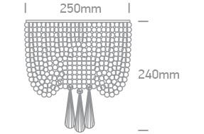 WALL LIGHT 2x9w G9 100-240v