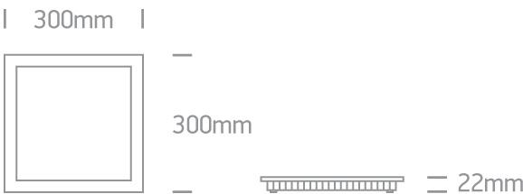 WHITE LED 30W CW IP40 230V