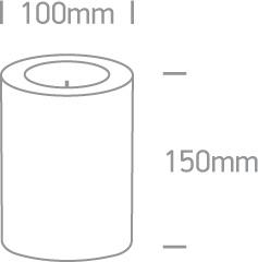 LED FLICKERING CANDLE 2xAA BATTERIES
