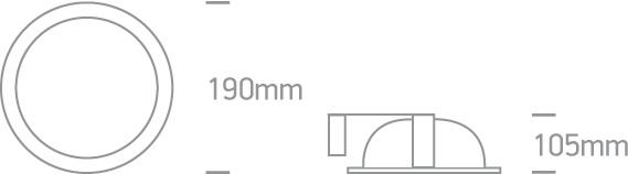 BRUSHED CHROME 2xE27 15W