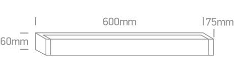 CHROME LED CW 16w IP44 230V