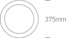 LED ROUND 20w T9 WW 230v